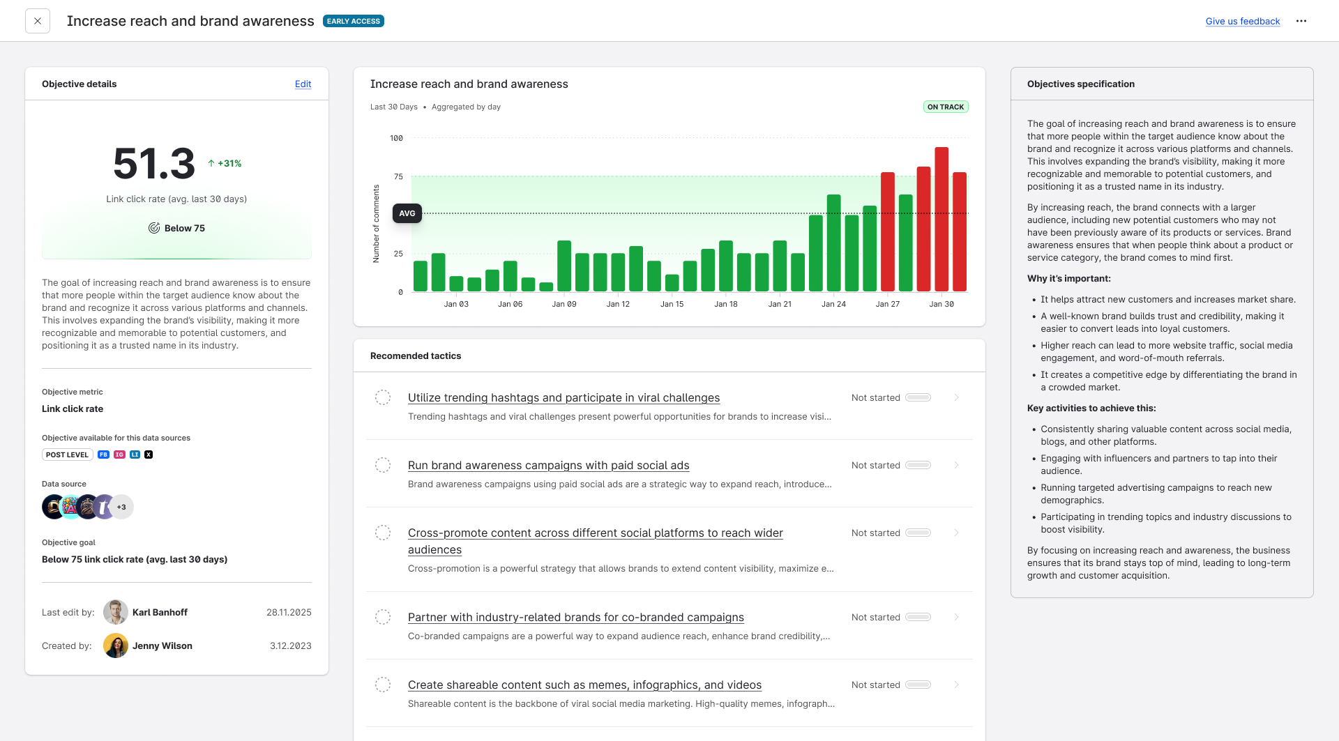 screenshot of fuel objective details