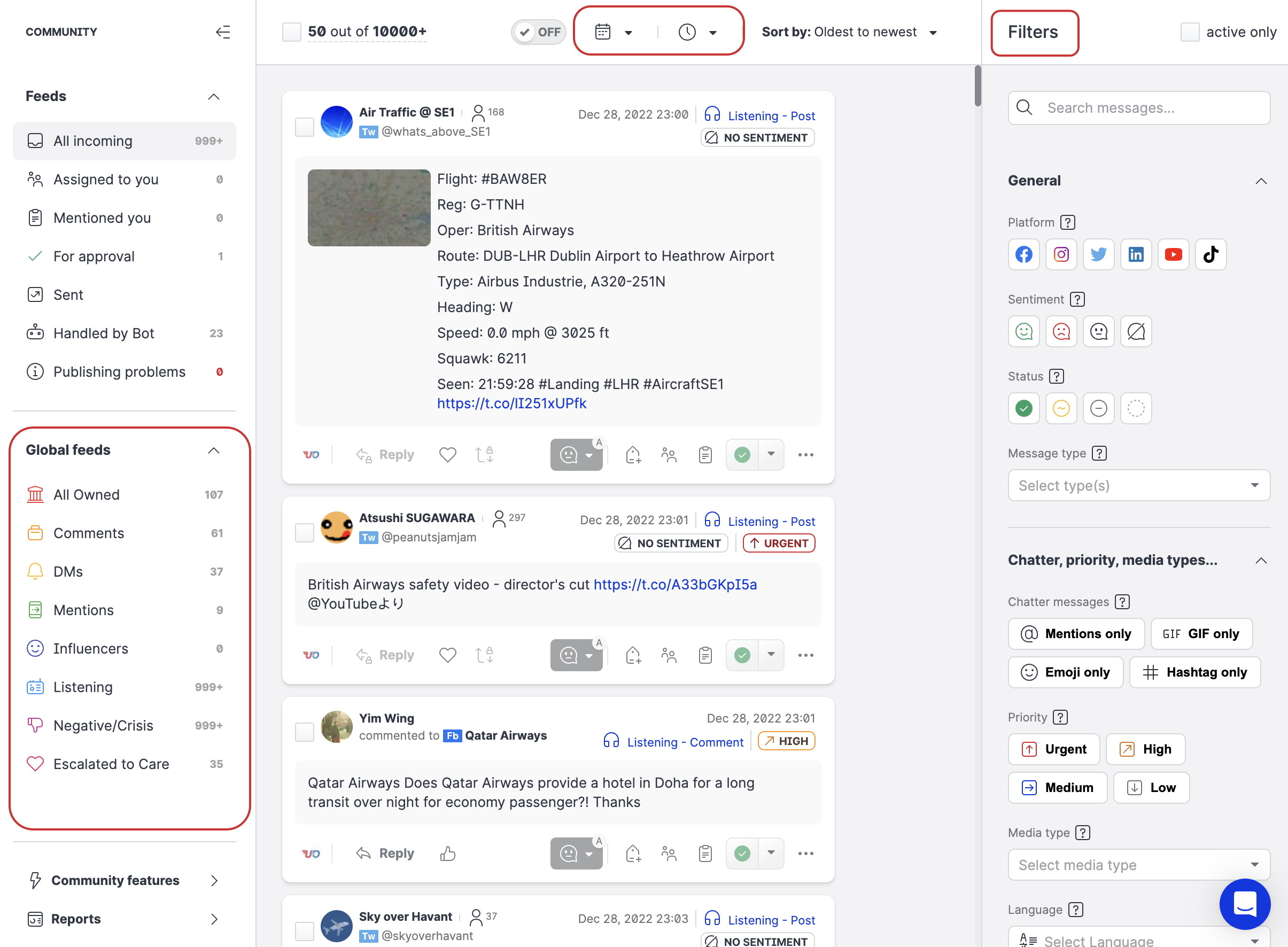 Emplifi Community Filters overview