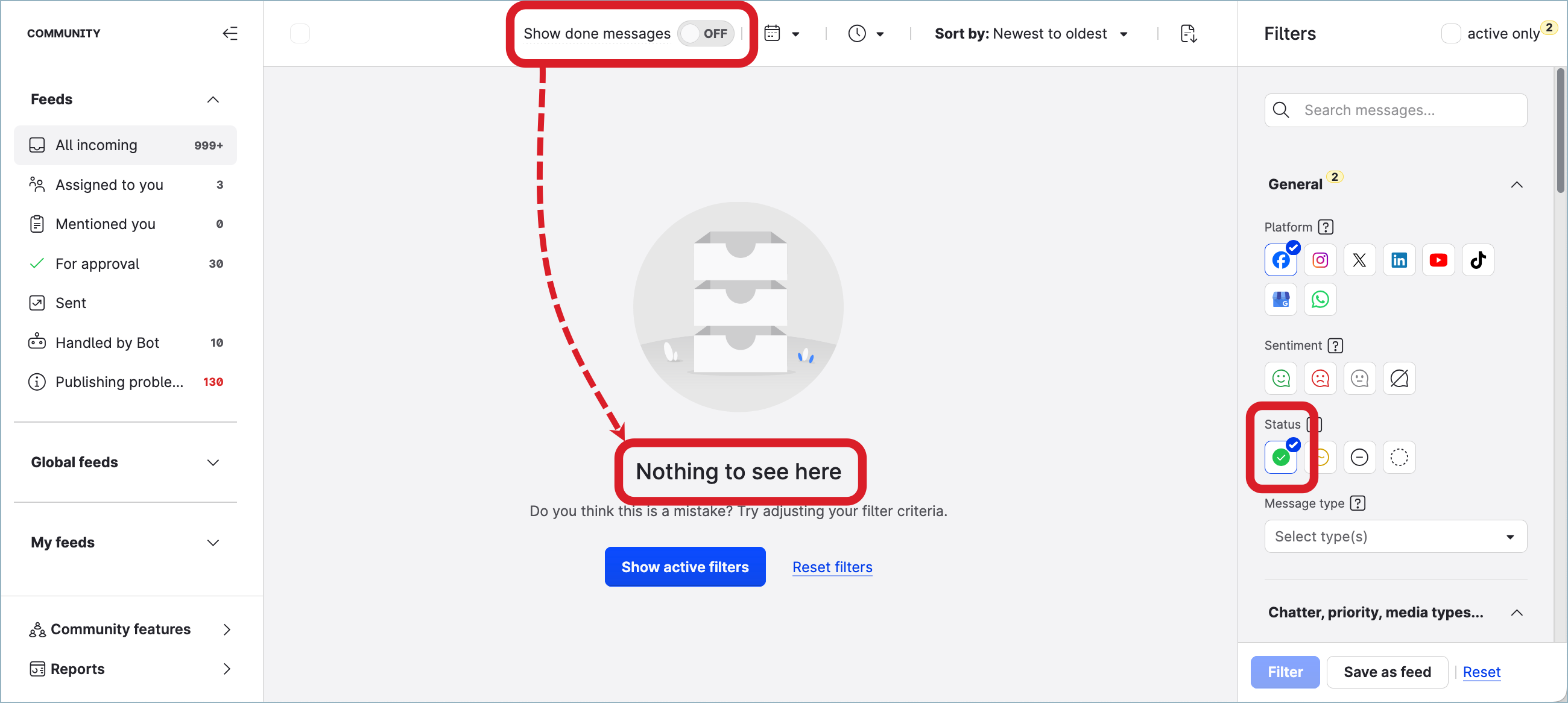 Show_done_messages_and_status_filter.png